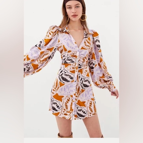 For Love And Lemons Multicolor Patterned Dress - Picture 2 of 8